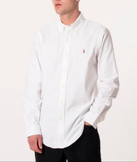 Custom Fit Oxford Shirt: 001 White 