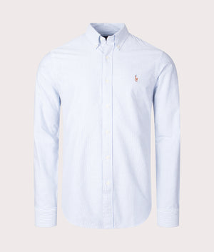 Custom-Fit-Oxford-Shirt-Blue/White-Stripe-Polo-Ralph-Lauren-EQVVS