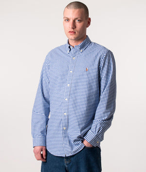 Custom-Fit-Oxford-Shirt-Blue/White-Gingham-Polo-Ralph-Lauren-EQVVS