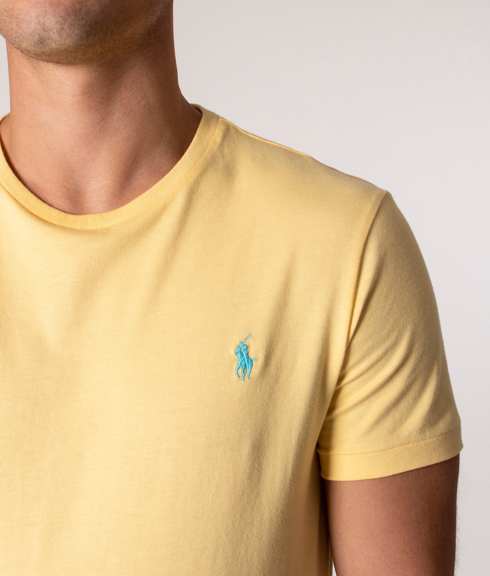 Custom-Slim-Fit-T-Shirt-Yellow-Polo-Ralph-Lauren-EQVVS