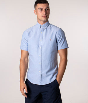 Slim-Fit-Lightweight-Short-Sleeve-Shirt-BSR-Blue-Polo-Ralph-Lauren-EQVVS