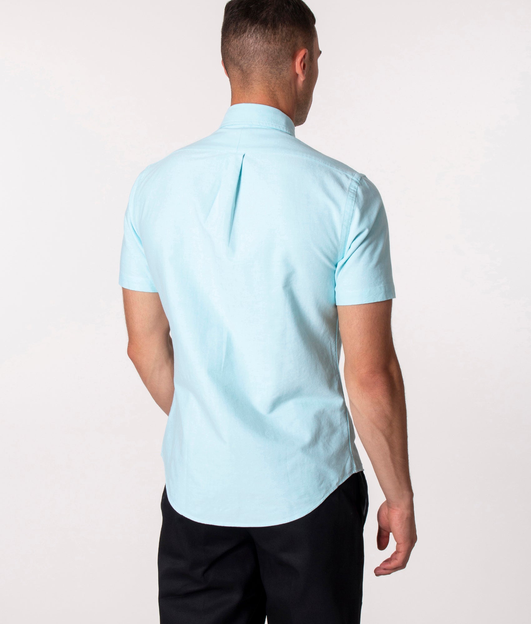 Slim-Fit-Lightweight-Short-Sleeve-Shirt-Aegean-Blue-Polo-Ralph-Lauren-EQVVS