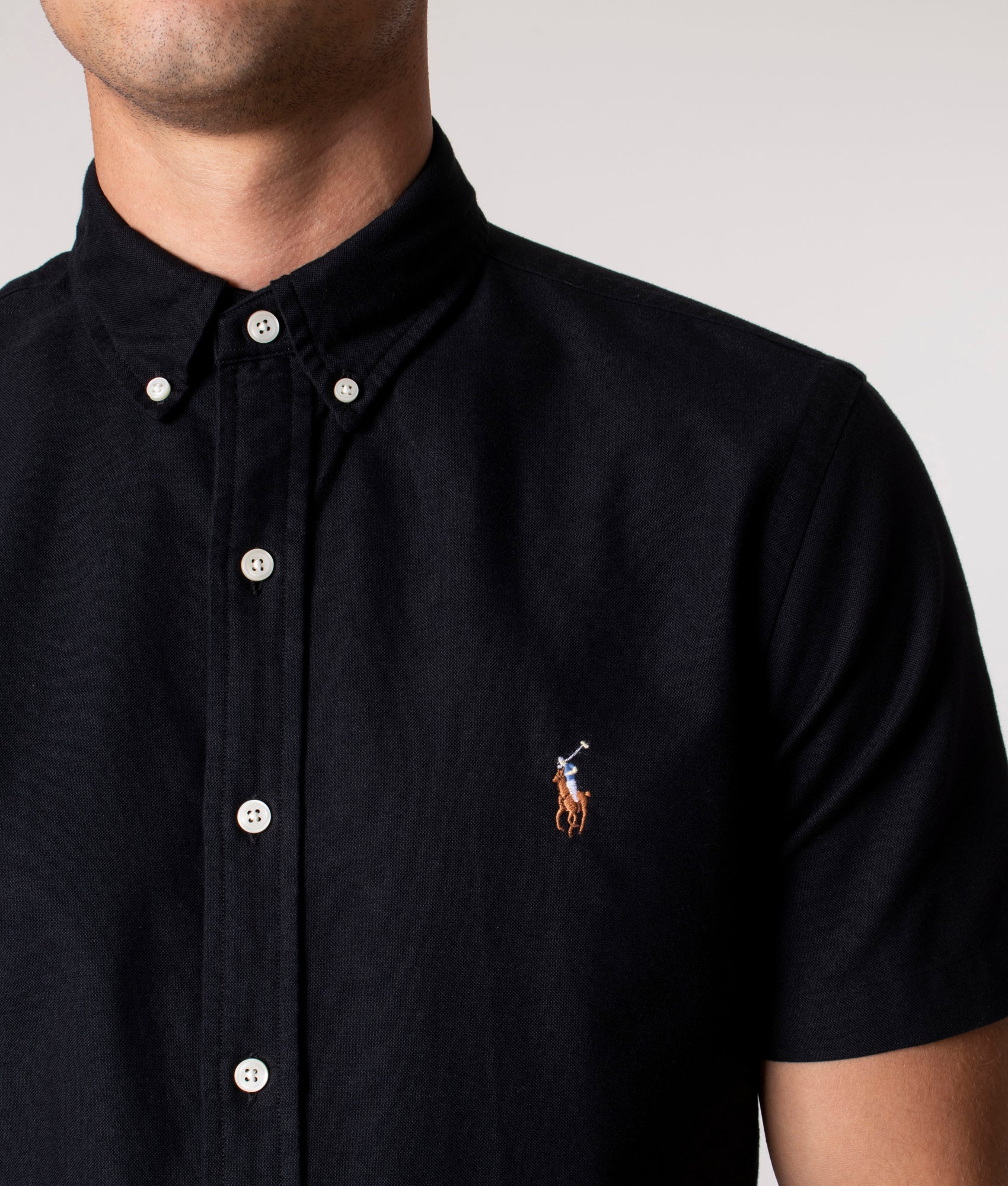 Slim-Fit-Lightweight-Short-Sleeve-Shirt-Black-Polo-Ralph-Lauren-EQVVS