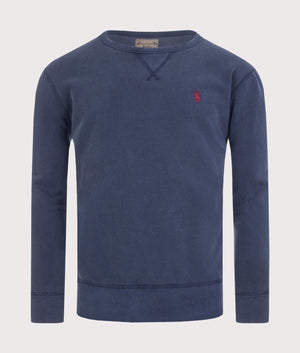 Relaxed Fit Garment Dyed Fleece Sweatshirt