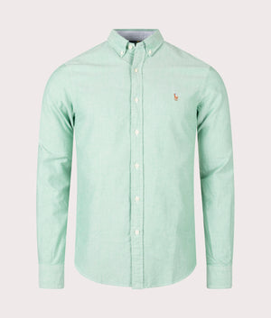 Slim-Fit-Lightweight-Oxford-Shirt-College-Green-Polo-Ralph-Lauren-EQVVS