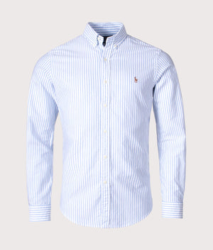 Slim-Fit-Lightweight-Shirt-Basic-Blue/White-Polo-Ralph-Lauren-EQVVS