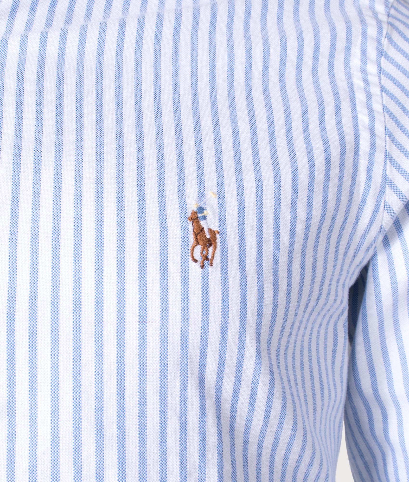 Slim-Fit-Lightweight-Shirt-Basic-Blue/White-Polo-Ralph-Lauren-EQVVS