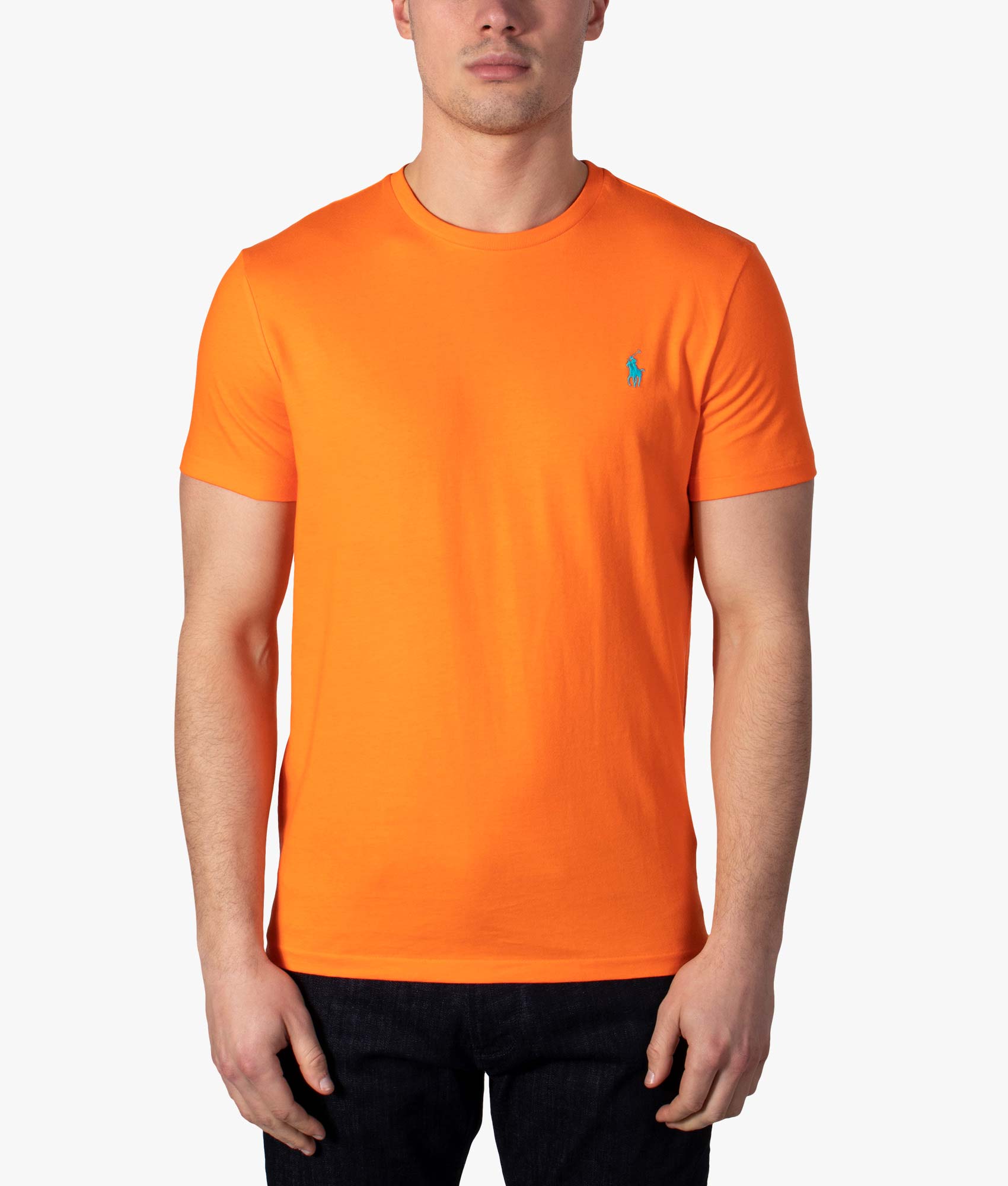 Custom-Slim-Fit-Jersey-Crew-Neck-T-Shirt-Orange-Flash-Polo-Ralph-Lauren-EQVVS