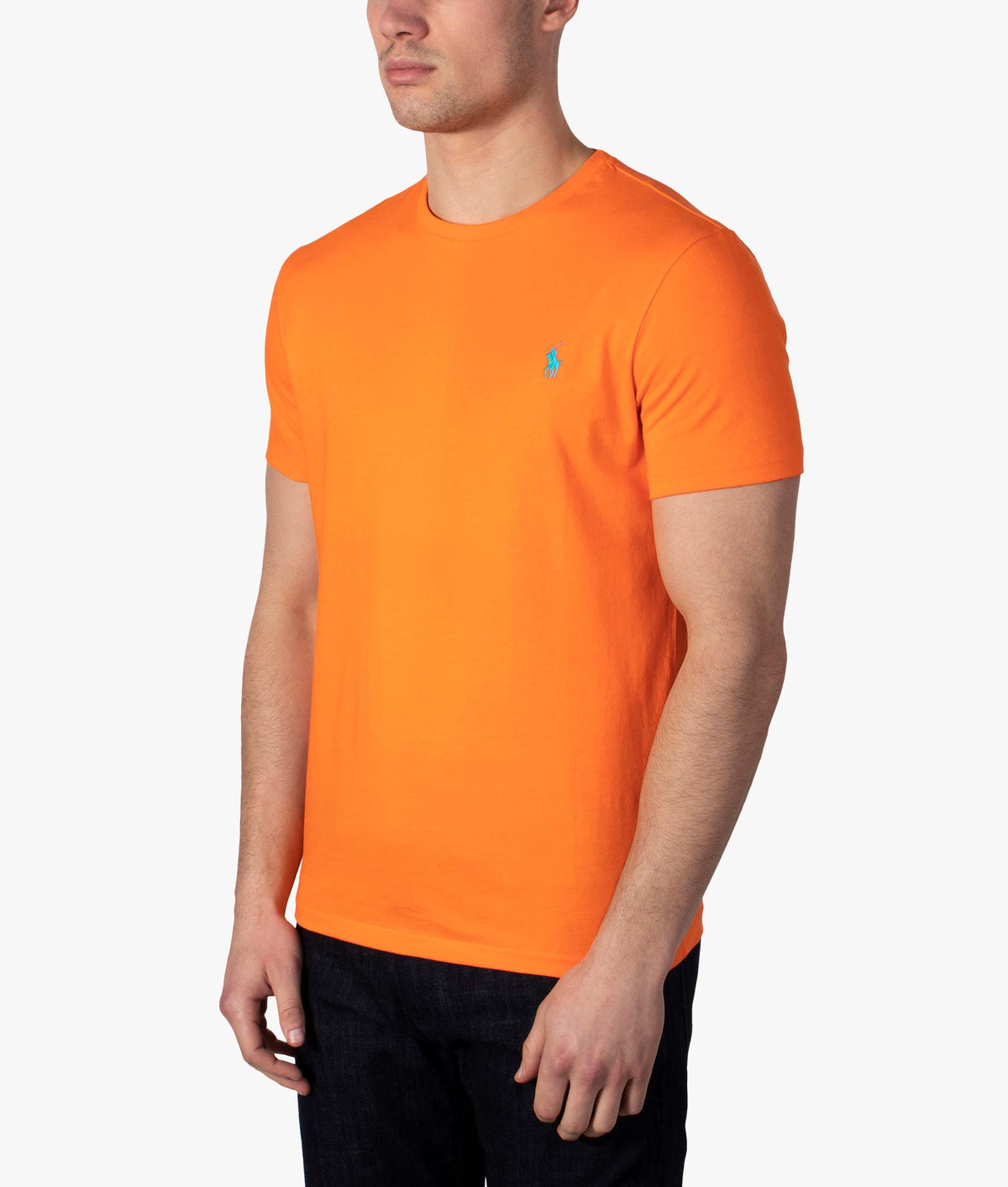 Custom-Slim-Fit-Jersey-Crew-Neck-T-Shirt-Orange-Flash-Polo-Ralph-Lauren-EQVVS