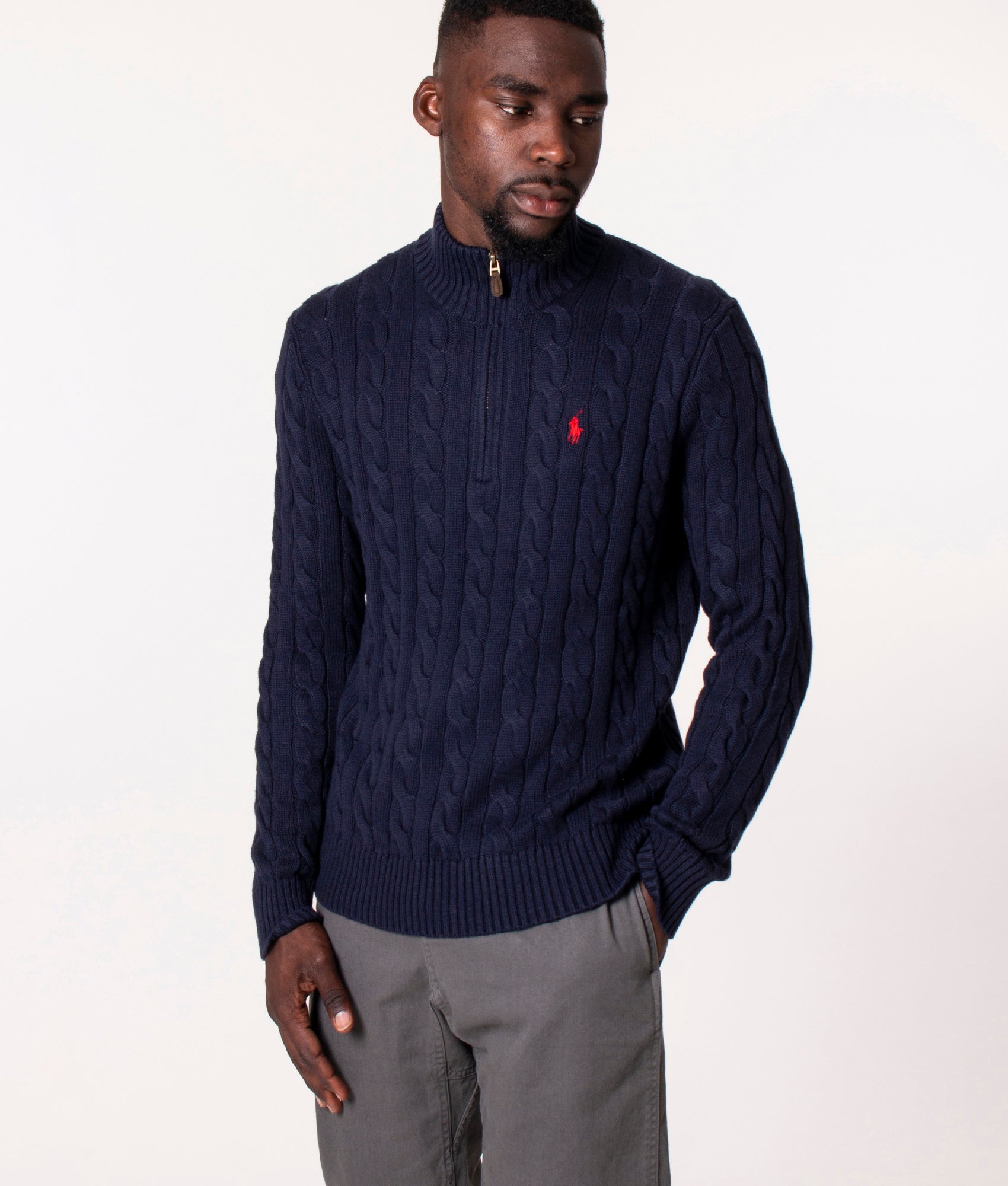 Cable-Knit-Quarter-Zip-Jumper-Hunter-Navy-Polo-Ralph-Lauren-EQVVS