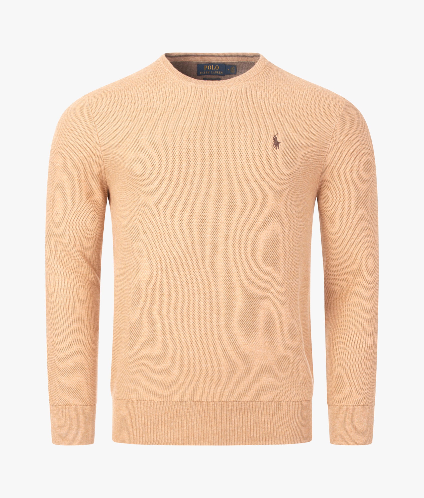 Crew-Neck-Polo-Player-Sweat-Caramel-Polo-Ralph-Lauren-EQVVS