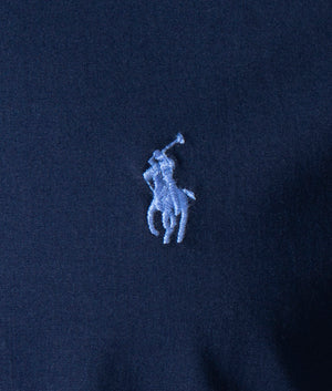 Slim-Fit-Stretch-Poplin Shirt-Newport-Navy-Polo-Ralph-Lauren-EQVVS