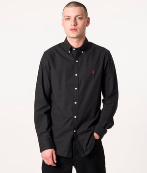 Slim-Fit-Stretch-Poplin-Shirt-Polo-Black-Polo-Ralph-Lauren-EQVVS