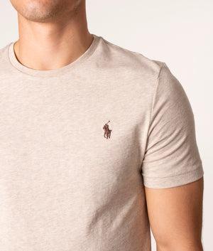 Custom Slim Fit T-Shirt, Dune Heather, Polo Ralph Lauren, EQVVS