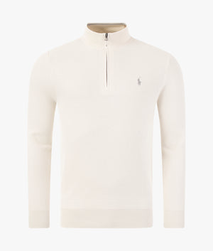 Quarter-Zip-Sweat-White-Polo-Ralph-Lauren-EQVVS