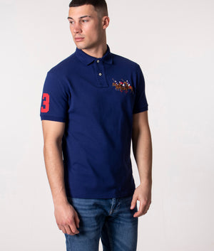 Custom Slim Fit Triple Pony Polo Shirt Polo Ralph Lauren EQVVS