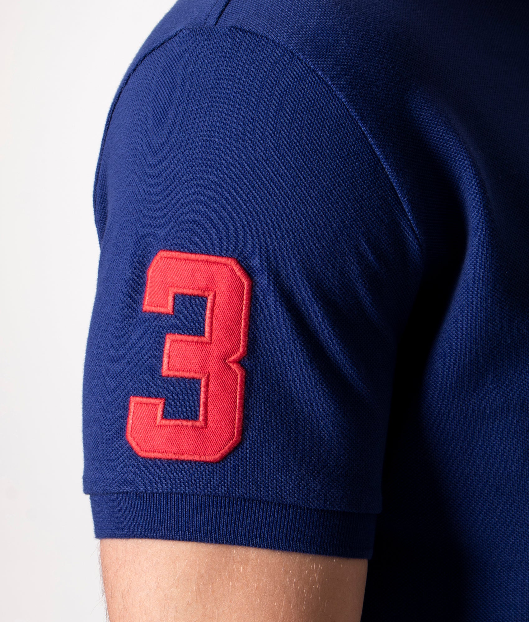 Custom-Slim-Fit-Triple-Pony-Polo-Shirt-Medium-Freashwater-Polo-Ralph-Lauren-EQVVS