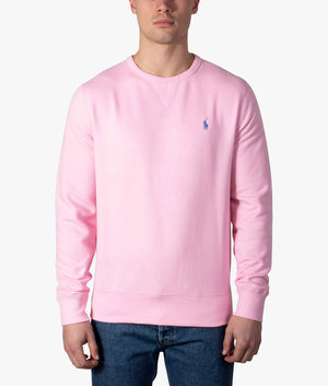 RL-Fleece-Sweatshirt-Carmel-Pink-Polo-Ralph-Lauren-EQVVS