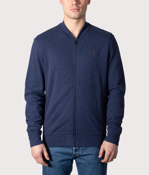 Luxury-Jersey-Zip-Through-Baseball-Sweatshirt-Spring-Navy-Heather-Polo-Ralph-Lauren-EQVVS