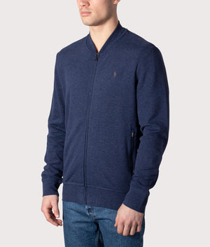 Luxury-Jersey-Zip-Through-Baseball-Sweatshirt-Spring-Navy-Heather-Polo-Ralph-Lauren-EQVVS