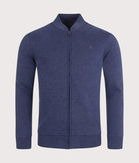Luxury Jersey Zip Baseball Sweatshirt Black | Polo Ralph Lauren 