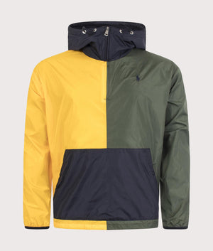 Colour-Block-Water-Repellent-Eastport-Jacket-Army/Slicker-Yellow-Polo-Ralph-Lauren-EQVVS