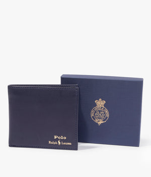 Leather-Billfold-Smooth-Leather-Wallet-Aviator-Navy-Polo-Ralph-Lauren-EQVVS