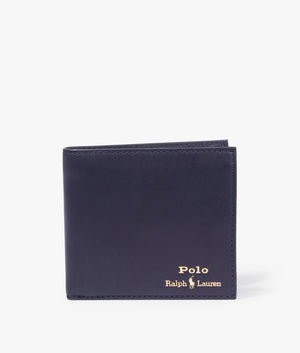 Leather-Billfold-Smooth-Leather-Wallet-Aviator-Navy-Polo-Ralph-Lauren-EQVVS