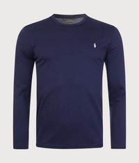Classic Fit Lightweight Long Sleeve T-Shirt: Core 002 Cruise Navy 