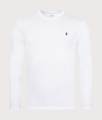 Classic Fit Lightweight Long Sleeve T-Shirt: Core 004 White 