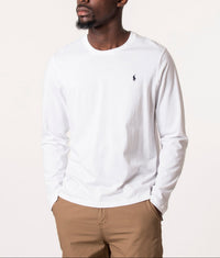 Classic Fit Lightweight Long Sleeve T-Shirt: Core 004 White 