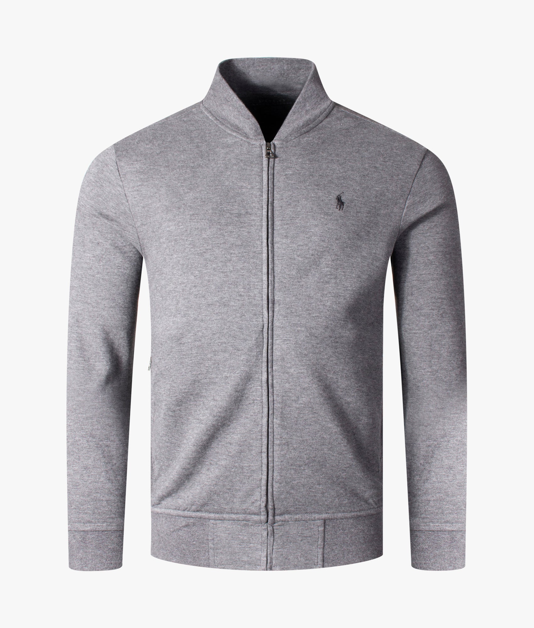 Luxury Jersey Zip Through Baseball Sweatshirt