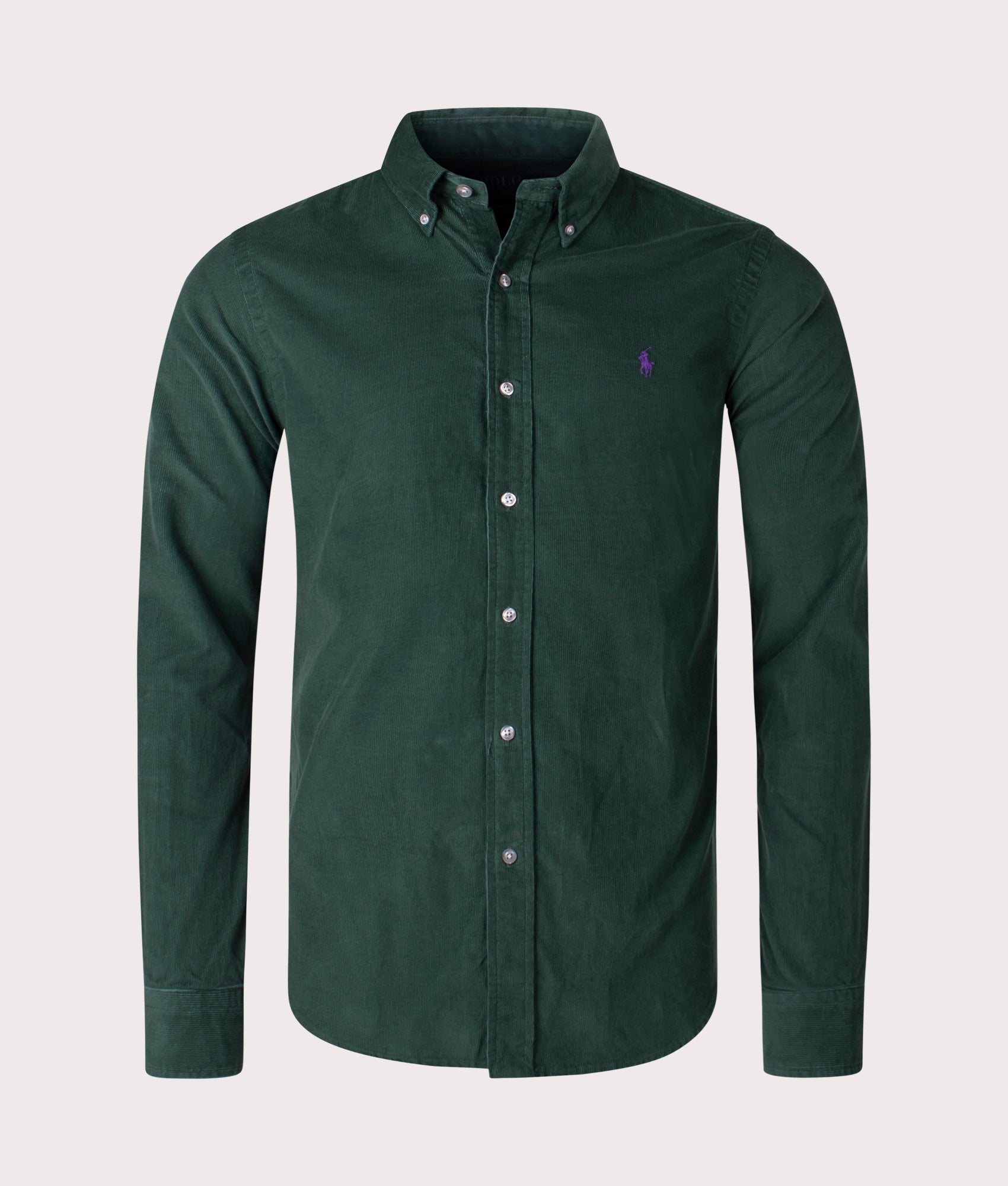 Custom-Fit-Corduroy-Shirt-College-Green-Polo-Ralph-Lauren-EQVVS