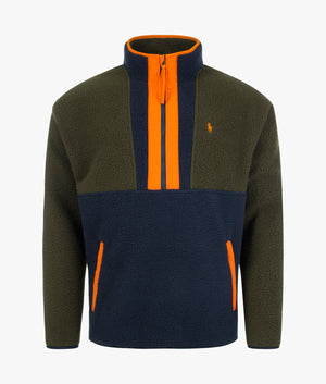 Fleece-Half-Zip-Pullover-Olive-Polo-Ralph-Lauren-EQVVS