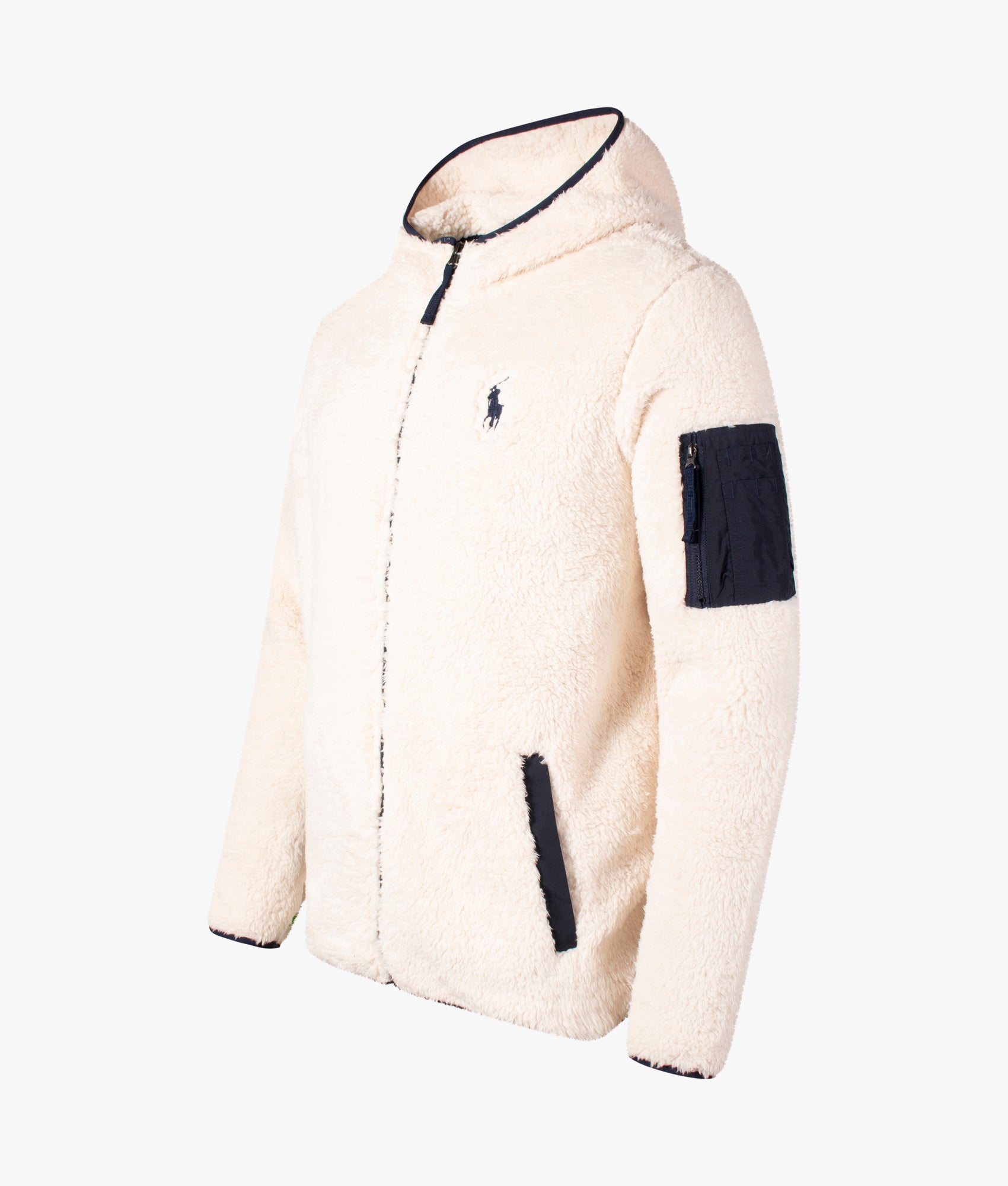 Fleece-Full-Zip-Through-Hoodie-Winter-Cream-Polo-Ralph-Lauren-EQVVS