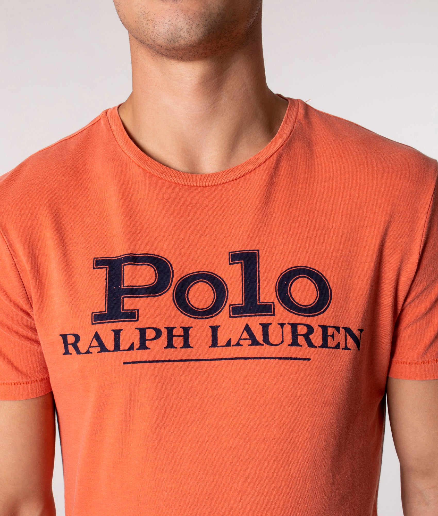 Custom-Slim-Fit-Logo-T-Shirt-College-Orange-Polo-Ralph-Lauren-EQVVS