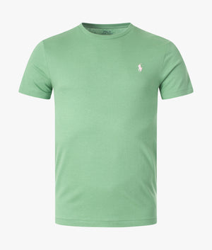 Custom-Slim-Fit-Crewneck-T-Shirt-Green-Polo-Ralph-Lauren-EQVVS