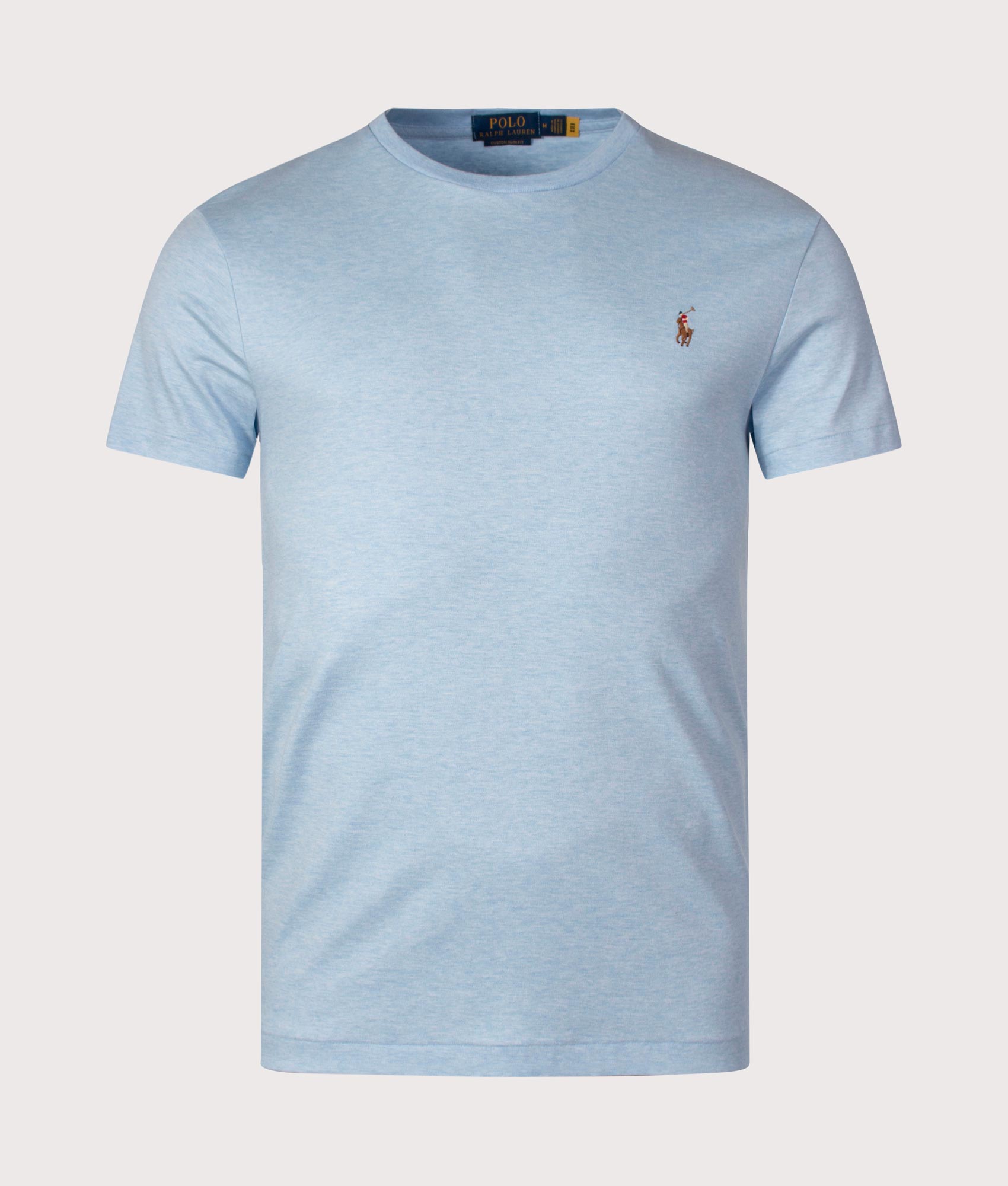 Custom-Slim-Fit-Pima-T-Shirt-Elite-Blue-Heather-Polo-Ralph-Lauren-EQVVS