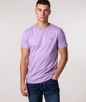 Slim Pima T-Shirt Pastel Purple Heather Polo Ralph Lauren EQVVS