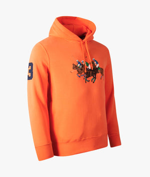 Hoodie Polo Ralph Lauren Pullover Orange Men's Polo Ralph Lauren