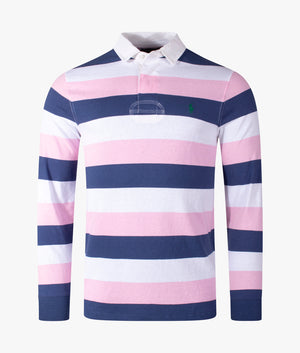 Custom-Slim-Fit-Long-Sleeve-Rugby-Shirt-Carmel-Pink-Multi-Polo-Ralph-Lauren-EQVVS