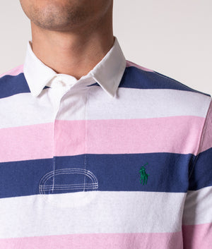 Custom-Slim-Fit-Long-Sleeve-Rugby-Shirt-Carmel-Pink-Multi-Polo-Ralph-Lauren-EQVVS