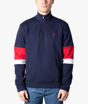 Double-Knit-Mesh-Quarter-Zip-Through-Sweatshirt-Cruise-Navy-Polo-Ralph-Lauren-EQVVS