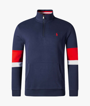 Double-Knit-Mesh-Quarter-Zip-Through-Sweatshirt-Cruise-Navy-Polo-Ralph-Lauren-EQVVS