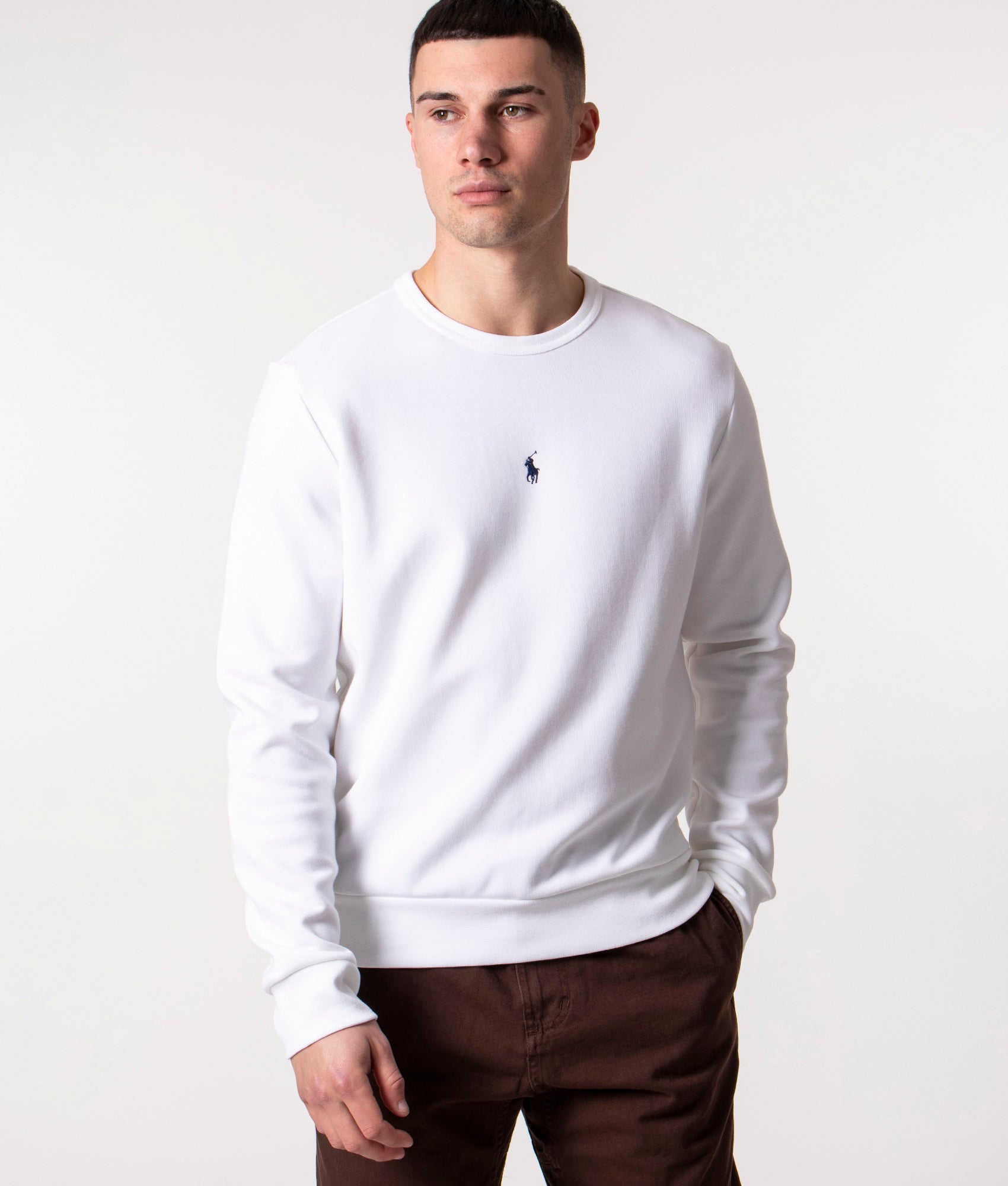 Relaxed-Fit-Double-Knit-Centre-Logo-Sweatshirt-White/Navy-Polo-Ralph-Lauren-EQVVS