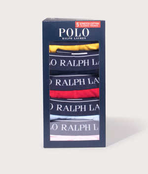 Five-Pack-of-Classic-Stretch-Trunks-Navy/Red/Elite-Blue/Pink/Yellow-Polo-Ralph-Lauren-EQVVS