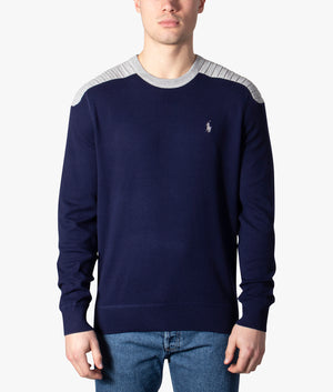 Long-Sleeve-Pullover-Sweatshirt -Bright-Navy/Scuba-Grey-Polo-Ralph-Lauren-EQVVS