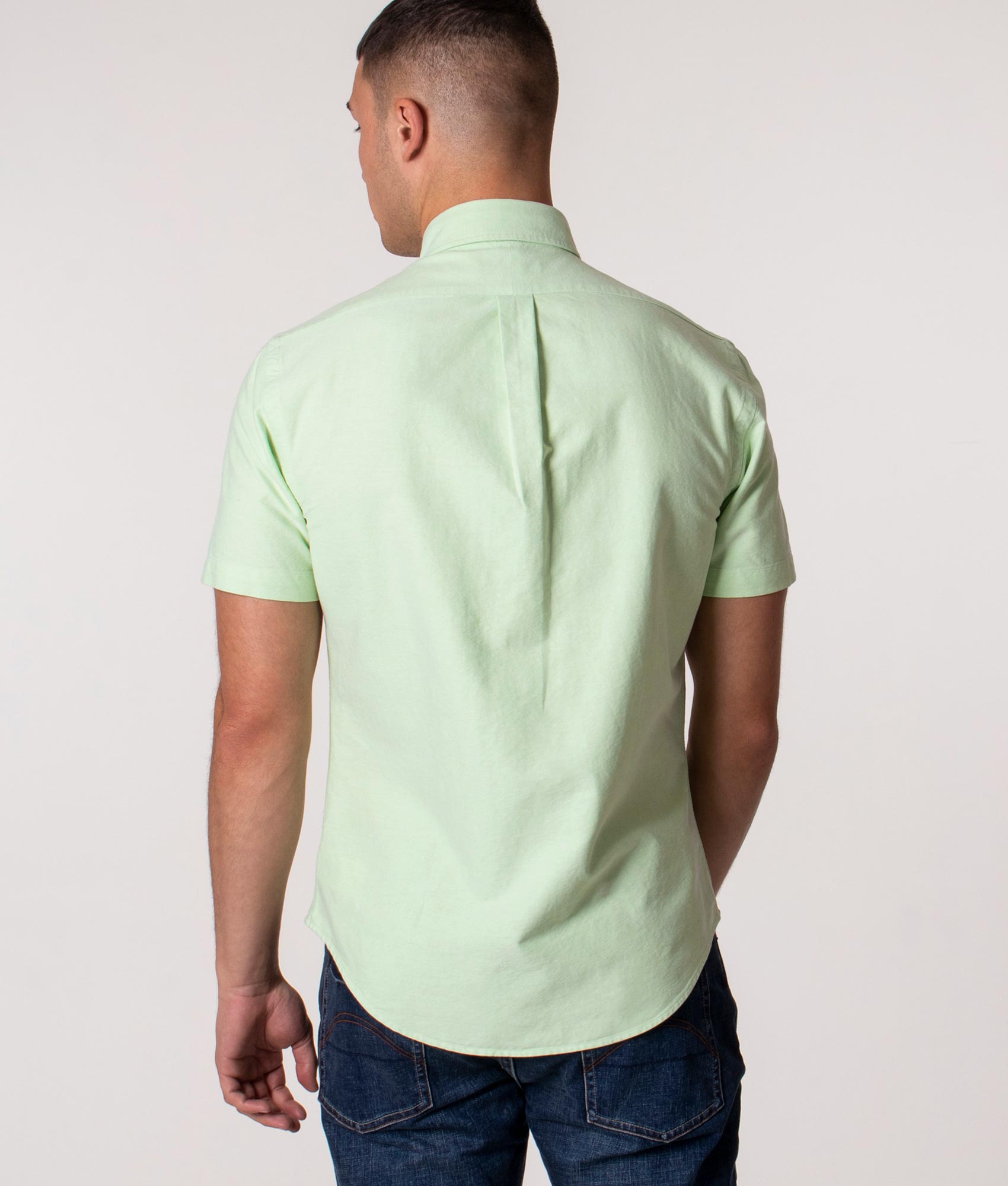 Slim-Fit-Lightweight-Short-Sleeve-Shirt-Oasis-Green-Polo-Ralph-Lauren-EQVVS
