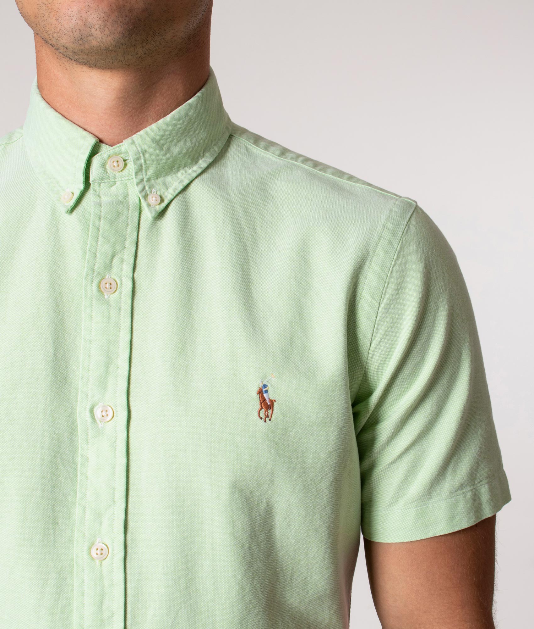 Slim-Fit-Lightweight-Short-Sleeve-Shirt-Oasis-Green-Polo-Ralph-Lauren-EQVVS