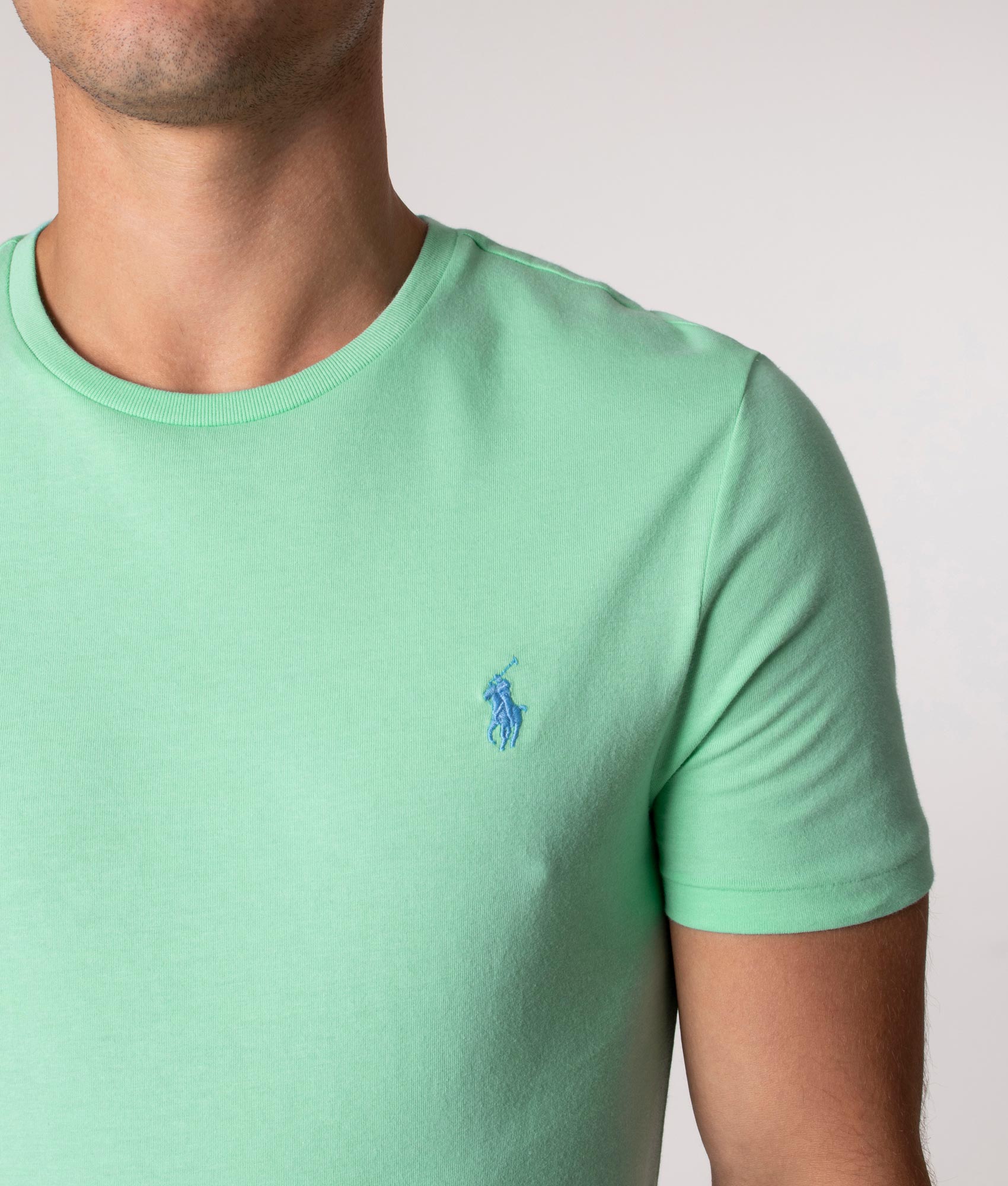 Custom-Slim-Fit-T-Shirt-Aqua-Verde-Polo-Ralph-Lauren-EQVVS